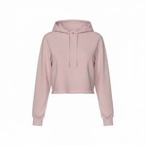 Love Love Love  Womens Pink Cropped Hoodie Size Medium